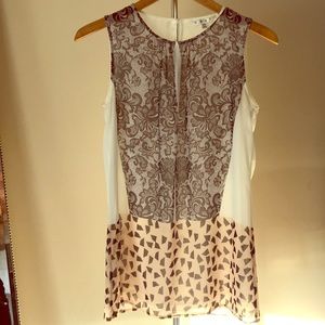 CAbi | Sheer Layered Tank